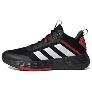 Mens Size 9 - Adidas Own The Game Black/Red Basketball Shoes Sneakers H00471 EUC